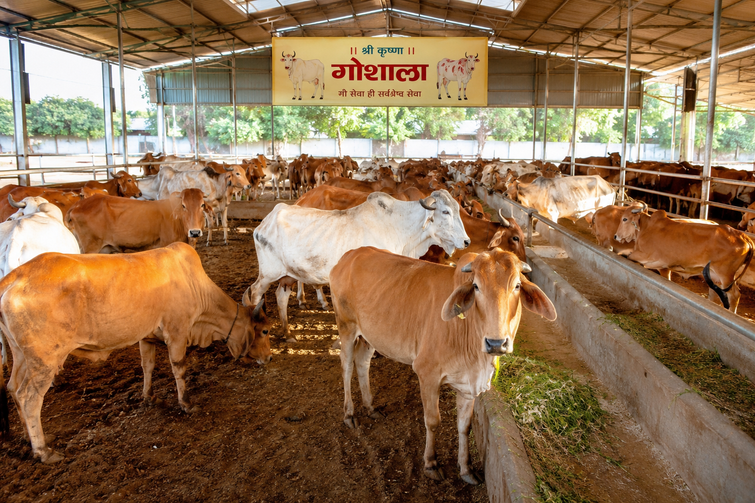 Gau Shala Construction – Gujarat